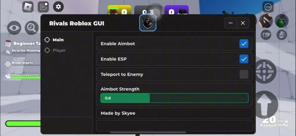 Rivals Script ESP Wallhack